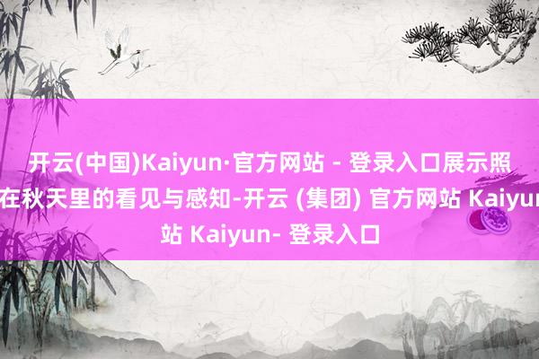 开云(中国)Kaiyun·官方网站 - 登录入口展示照相东说念主在秋天里的看见与感知-开云 (集团) 官方网站 Kaiyun- 登录入口