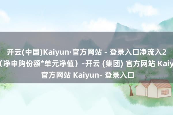 开云(中国)Kaiyun·官方网站 - 登录入口净流入2356.53万元（净申购份额*单元净值）-开云 (集团) 官方网站 Kaiyun- 登录入口