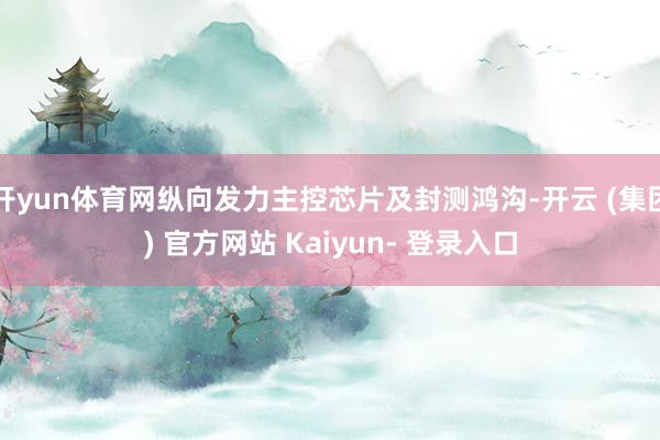 开yun体育网纵向发力主控芯片及封测鸿沟-开云 (集团) 官方网站 Kaiyun- 登录入口